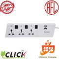 Click 3 point USB Multiplug 3 Yard 2 Pin plug. 