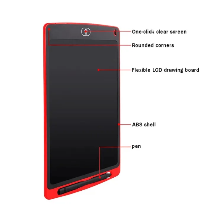 Digital%20Drawing%20Pad%208%205%20Inch%20LCD%20Display%20Writing%20Sketching%20Tablet%20with%20Writing%20Stylus%20Pen%20%20White%20-%20Image%202