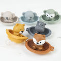 Baby Bath Toys Floating Animal Otter Hippo Seal Kid Bathroom Shower Basketball Hoop Game Children Swimming Pool Water Play Gift. 