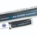 4pcs customized carobon fiber door protector sill sticker for changan alsvin. 