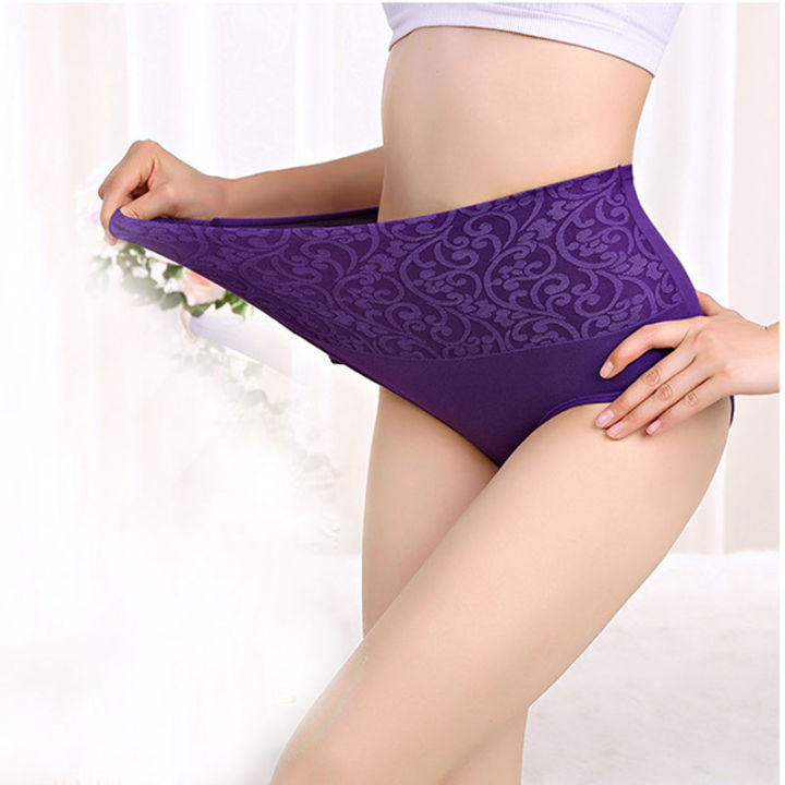 3Pcs%20Cotton%20Panties%20for%20Women%20Plus%20Size%20Underwear%20High%20Waist%20Abdominal%20Briefs%20Female%20Girl%20Postpartum%20Recovery%20Panties%20Women's%20-%20Image%205