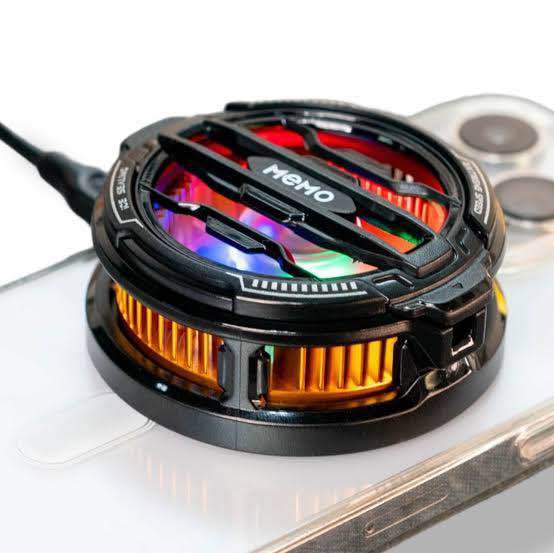 Cooling Fan For mobile Phone MEMO CX07 Magnetic Radiator Cooling Fan 15W For Gaming PUBG 100% Best quality