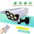 77 LED Light Fake Camera Security Motion Sensor Solar Dummy Camera Home Surveillance Cameras Light IP65 Lamp for Home Garden. 