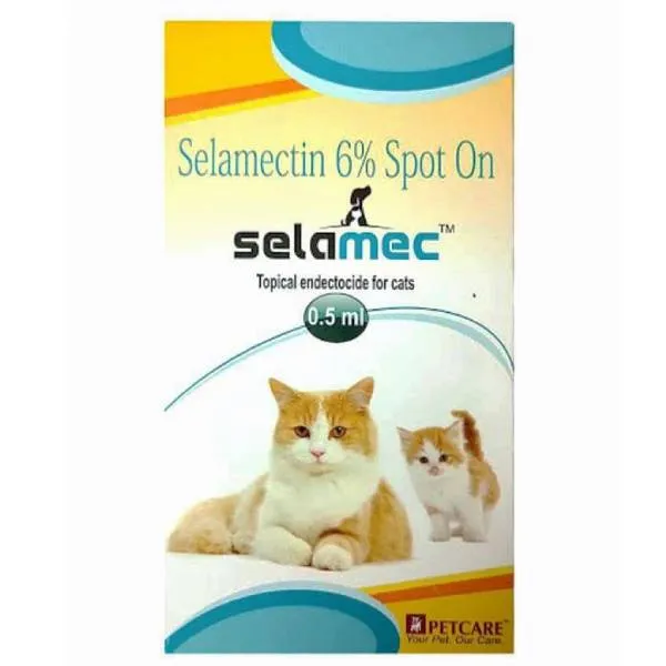 Petcare Selamec Flea and Tick Spot On for Cat 0.5ml