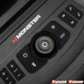 MONSTER CYCLE PLUS HIGH POWER OUTDOOR SPEAKERS WITH DUAL WIRELESS MICROPHONE. 