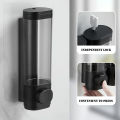 600mL Manual Soap Dispenser Wall Mounted Hand Press Soap Dispenser for Dish Liquid Lotion Shower Gel Shampoo Chamber.