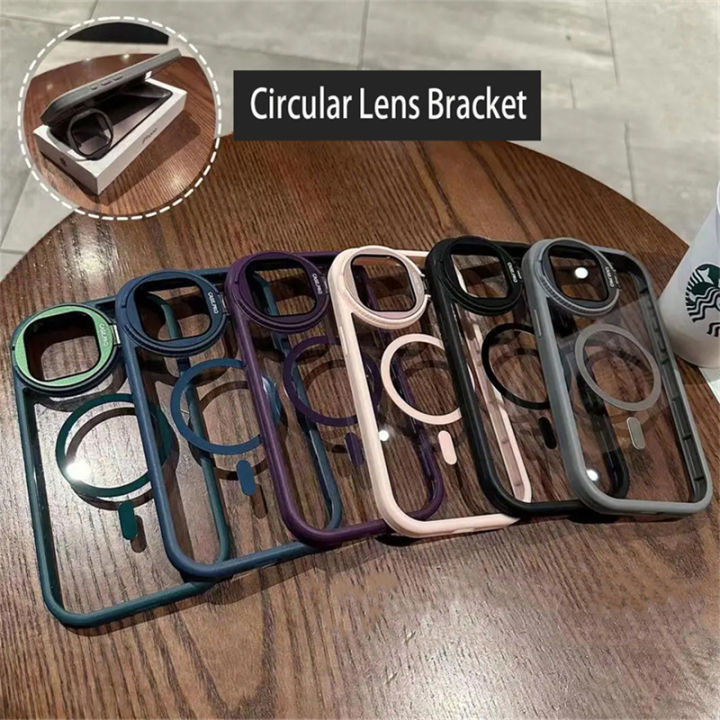 Glass%20Camera%20Protection%20Stand%20Holder%20Case%20For%20iPhone%2016%2015%2014%20Plus%2012%2013%2011%20Pro%20Max%20Magsafe%20Magnetic%20Wireless%20Charge%20Back%20Cover%20-%20Image%207
