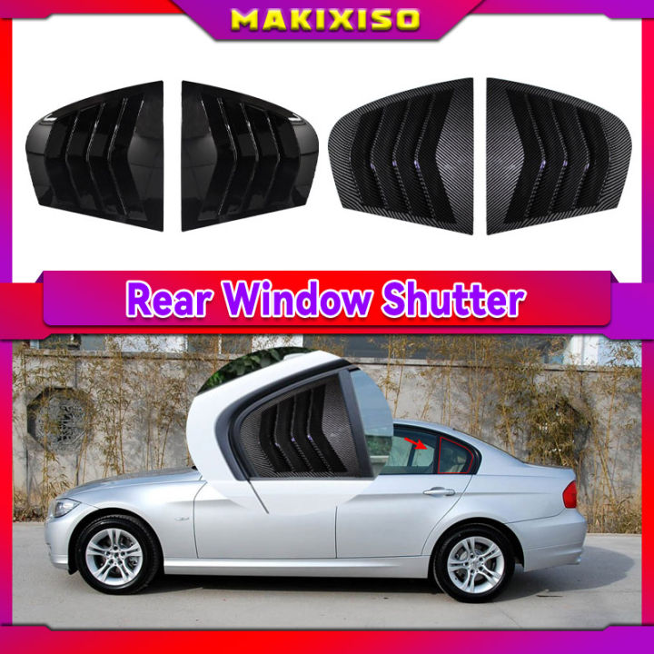For BMW E90 Car Styling Rear Window Louvers 3 Series 320i 325i 320d ...