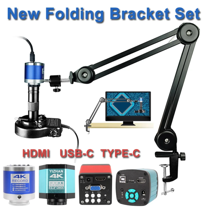 4K 48MP Digital Video Microscope Camera USB-C HDMI Industrial ...