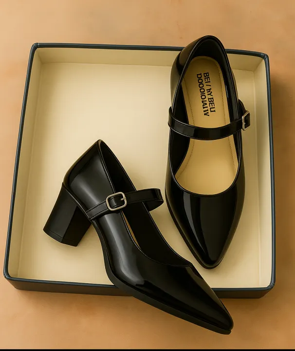 Parfect Heel Closed Shoes For Women's Special Black Colour