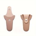 Protective Nail Tool Case Metal Snap Closure Compact Storage for Manicure Scissors Cuticle Nippers Crochet Accessories.