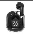 Air 31 Wireless Earbuds – Transparent Crystal Case with LED Display, Bluetooth 5.3, Heavy Bass. 