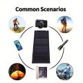 1pcs USB Foldable Solar Panel Portable Flexible Small Waterproof 5V Folding Solar Panels Cells For Mobile Phone Battery Charger.