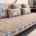 Geometry Jacquard Chenille Sofa Cover for All Seasons Living Room Non-slip Sofa Seat Cover Couch Slipcover, Sofa Towel.
