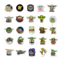 50PCS Disney Cute Baby Yoda Stickers Cartoon Anime Decals Kids Toy Laptop Guitar Motorcycle Car Phone Graffiti Sticker Gift. 
