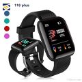 New D116+ Waterproof Smart Sports Watch - Bracelets & Fitness Tracker. 