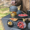 Portable Mini Alcohol Stove Burner Adjustable Firepower Gasoline Stove Aluminum Alloy Bracket Ultralight Brass Camping Stoves. 