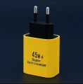 45W Dual Port Super Fast Charger | USB-C (PD 3.0) & USB-A (QC 3.0) | Multi-Device Compatibility for Samsung, Pixel, & More. 