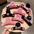 4-Pieces Korean Style Fluffy Cute Color Hair Catcher Set and  2-Pieces Plush Fur Hair Claws – Stylish Fashion Statement for Girls' Trendy Hairstyles |. 