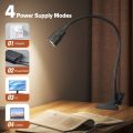 Zoomable LED Reading Lights USB Clamp Book Light Flexible Gooseneck Read Night Light Adjustable Book Lamp Studing Reading Lamp.