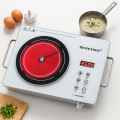 Silver Crest 3500W Infrared Ceramic Cooker | Electric Stove Hot Plate for Kitchen Cooking | Touch Control Timer Adjustable Temperature | Rapid Heating Ceramic + Stainless Steel Body | Portable Electric Infrared Stove. 