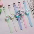 UTHAI C22 Kids's Watch For Cartoon Unicorn Watches Glow at Night Quartz DIGITAL CLOCK Silicone Band Cute Girls Primary School. 