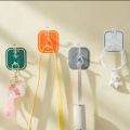 6pcs Cuttable Hook Set - Self-Adhesive Key, Necklace, Towel, and Bath Ball Hanger, Waterproof & Space-Saving Storage Rack.