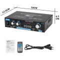 AK35/AK45 800W Home Power Amplifier 2 Channel Bluetooth 5.0 Mini Hifi Digital Stereo Sound Amplifier Support FM USB SD Mic input. 