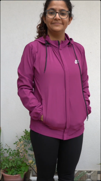 Ladies Stretchable Light Jacket Windcheater For Women - Fashion | Single Layer | Women's Wear | Multi color