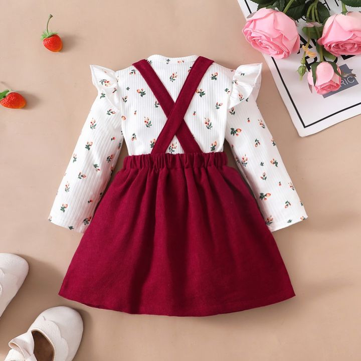 2PCS%20Newborn%20Baby%20Birthday%20Princess%20Dress%20Set%20Long%20Sleeves%20Romper+Red%20Strap%20Skirt%20for%20Infant%20Girl%200-18%20Months%20New%20Year%20Outfits%20-%20Image%206