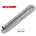 60cm - 300cm Air Diesel Parking Heater Stainless Steel Exhaust Pipe Tube Gas Vent Hose Car Truck VAN With 24mm Bore Car Muffler.