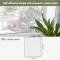 Indoor Insect Fly Screen Curtain Mesh Self-Adhesive DIY Anti Fly Mosquito Net Mesh Mosquito Insect Bug Net Curtains for Windows.