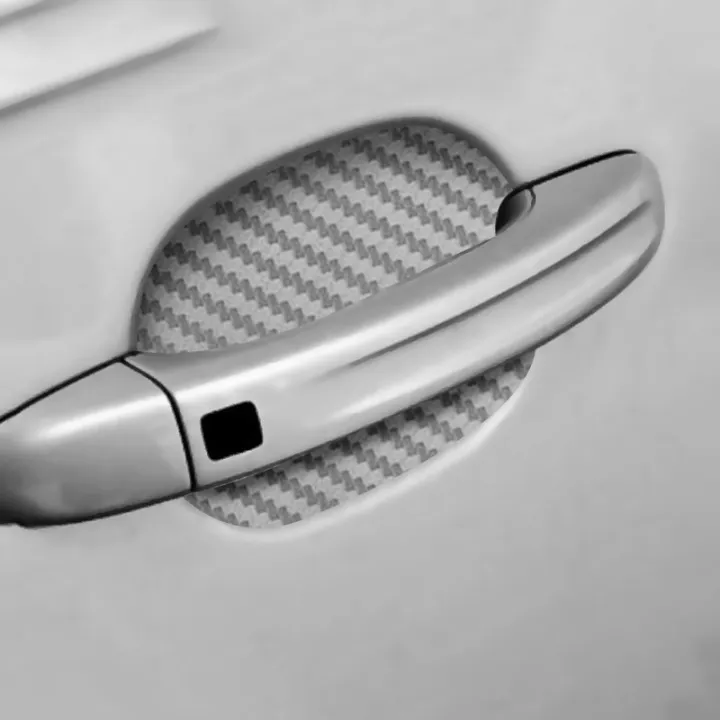 4Pcs%20Car%20Door%20Handle%20Bowl%20Scratch%20Protective%20Sticker%20Silver%20Carbon%20Fiber%20Car%20Door%20Handle%20Wrist%20Protector%20Exterior%20Accessories%20-%20Image%204