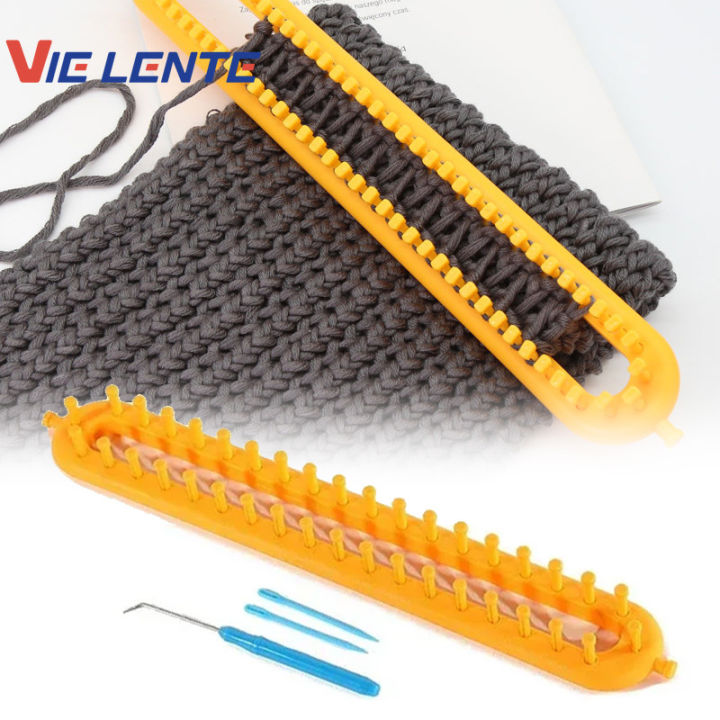 Rectangle Knitting Loom Weaving Scarf Sweater Hat Shawl Stitching ...