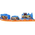 2023 New Children's Electric Cute Small Train Stall Toy Children's Puzzle Assembled Track Toy Car Set Toy For Children Gift. 
