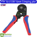 YTH 16-6 Self-Adjustable Crimping Plier – 0.08-16mm² (30-5AWG) 6-Side Crimper for Wires & Terminals – Professional Electrician Tool (Only Tool)  by Electrica. 