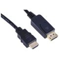Male DisplayPort to Male HDMI (DP to HDMI) 1.8M Cable Converter. 