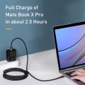 Baseus USB Type C To USB C Cable For iPhone 17 16 100W/5A PD Fast Charging Charger Cord For Macbook Type-C Cable.