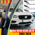 Windshield Wiper Blades For Volvo XC60 XC40 XC70 2002-2024 Front Windscreen Wiper Window Accessories 2018 2020 2021 2022 2023.