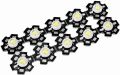 5pcs 20mm Black PCB Plate White 3 Watt 3.7V Ultra Bright WHITE Color 3W LED SMD Chip 3V 3.7V Metal Plate Heat Sink Aluminum Base 20mm PCB DIY LED Light Bulbs.