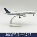 Airplane model B787 United Replica Model Miniature Plane Aircraft Display Airplane Aviation Metal Aircraft Plane Display Collect. 