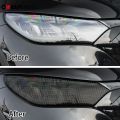 Car Headlight Sticker Perforated Vinyl Wrap Waterproof Anti-scratch Sticker with Adhesive Diy Protective Film Auto Accessories. 