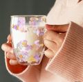 Double Wall Glass mug 450ml/350ml/250ml best for coffee ,tea and other drinks. 