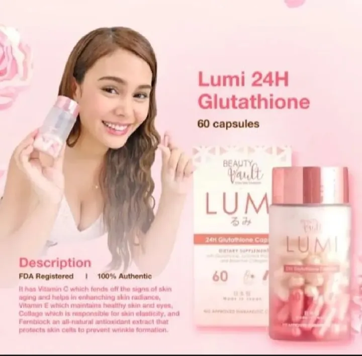 LUMI%2024H%20GLUTATHIONE%2060%20CAPSULES%20/Tablets%20Whitening%20Skin%20Protection%20&%20Increase%20Body%20Collagen%20provide%20powerful%20antioxidant%20support%20-%20Image%203