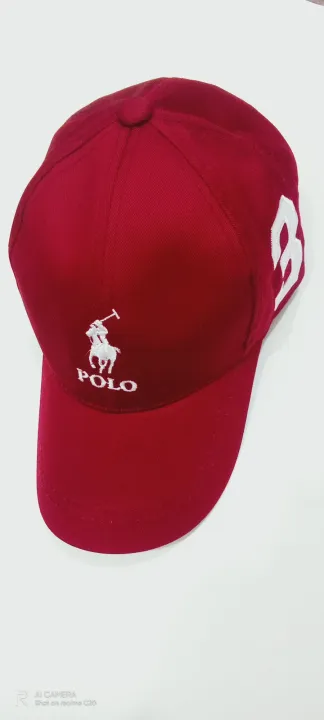 Quality%20polo%20logo%20meroon%20colour%20ajestable%20cap%20-%20Image%202