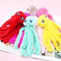 All 18 colors pocket keychain octopus plush new octopus keychain zy. 