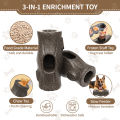 Indestructible Dog Toy for Aggressive Chewers, Frozen Treat Holder with Molds to Keep Large Dogs Busy & Reduce Anxiety. 