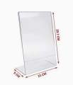A4 Acrylic display stand Brochure flyer holder. 