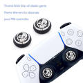 2 PCs soft silicone thumb stick grip stand cover for ps5 PS4 3D joystick controller protector button joypad silicone cap. 