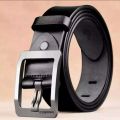 High quality Artificial Leather belt for men | Random Inside Color | Black Body Color. 